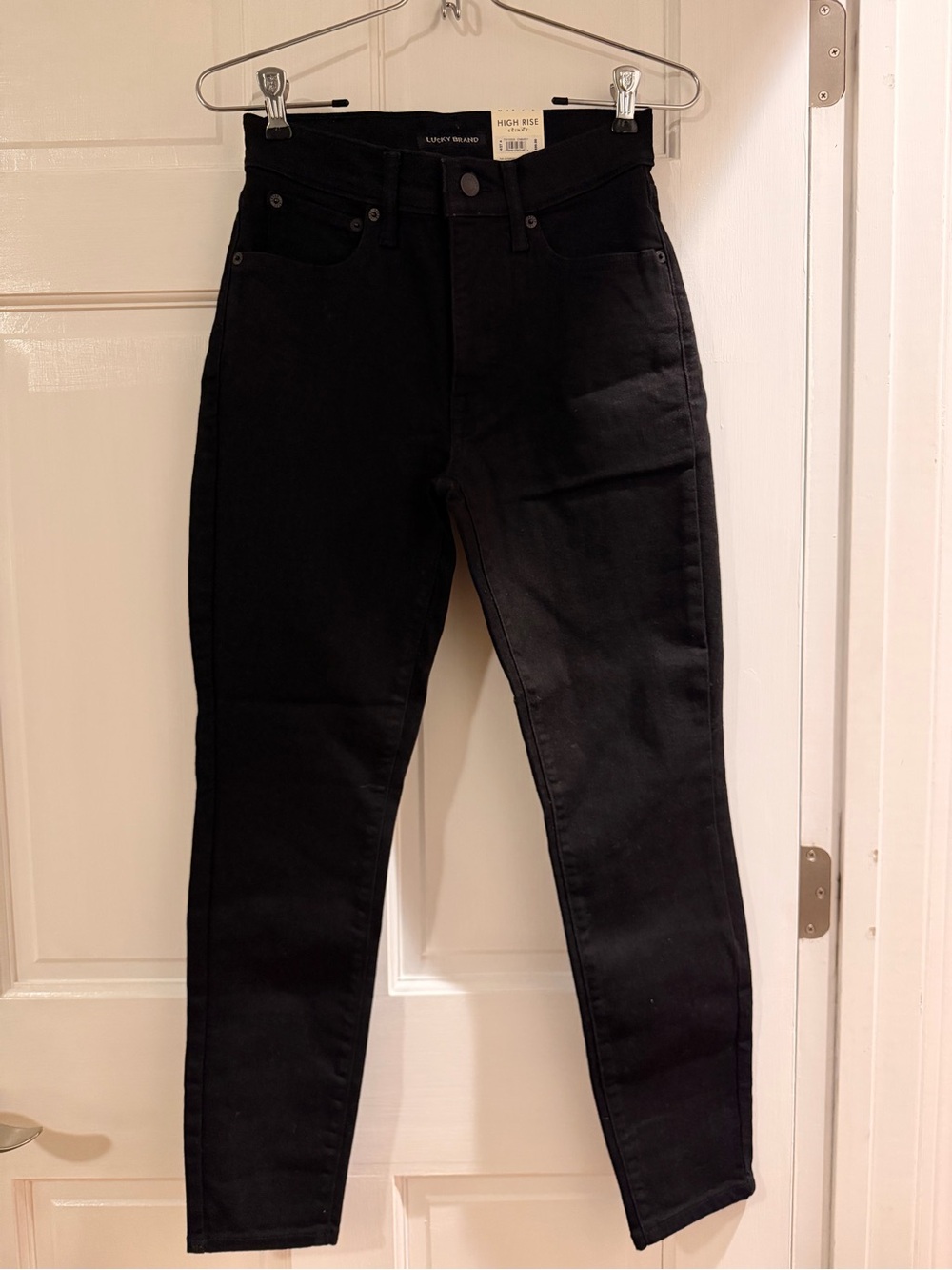 Lucky Brand High-Rise Black Skinny Jeans